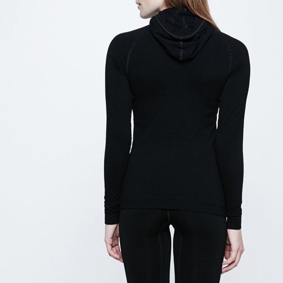 VYAYAMA SEAMLESS MICROMODAL CASHMERE HOODIE - Picture 3 of 5